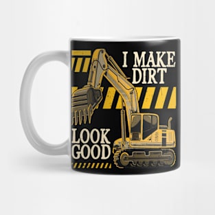 Dirt Diggers Unique Tee Celebrating the Art of Excavation Work Mug